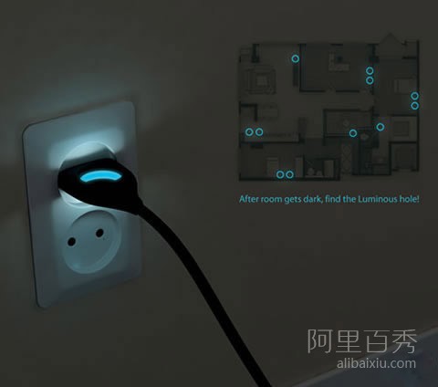 点亮插头 有效降低被触电的几率--阿里百秀 点亮插头 有效降低被触电的几率--阿里百秀