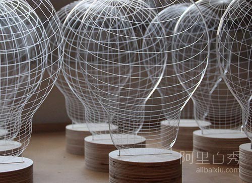 利用错觉设计的3D立体灯泡--阿里百秀 利用错觉设计的3D立体灯泡--阿里百秀